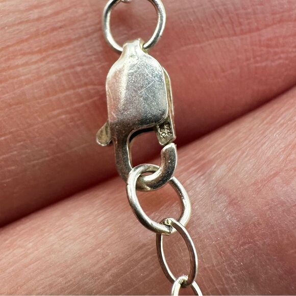 Stunning 18mm Round cut Smokey Quartz pendant and necklace in solid sterling! - Picture 10 of 13